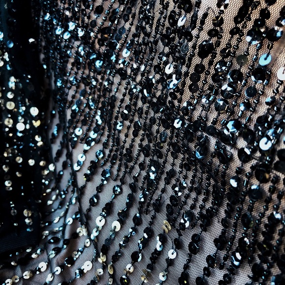 Adrianna papel fully embroidered evening gown, 4 - Picture 3 of 4